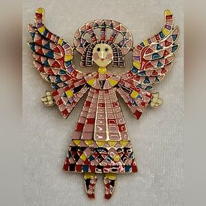 NEW Adorable Angel Vintage-style Brooch / Pin